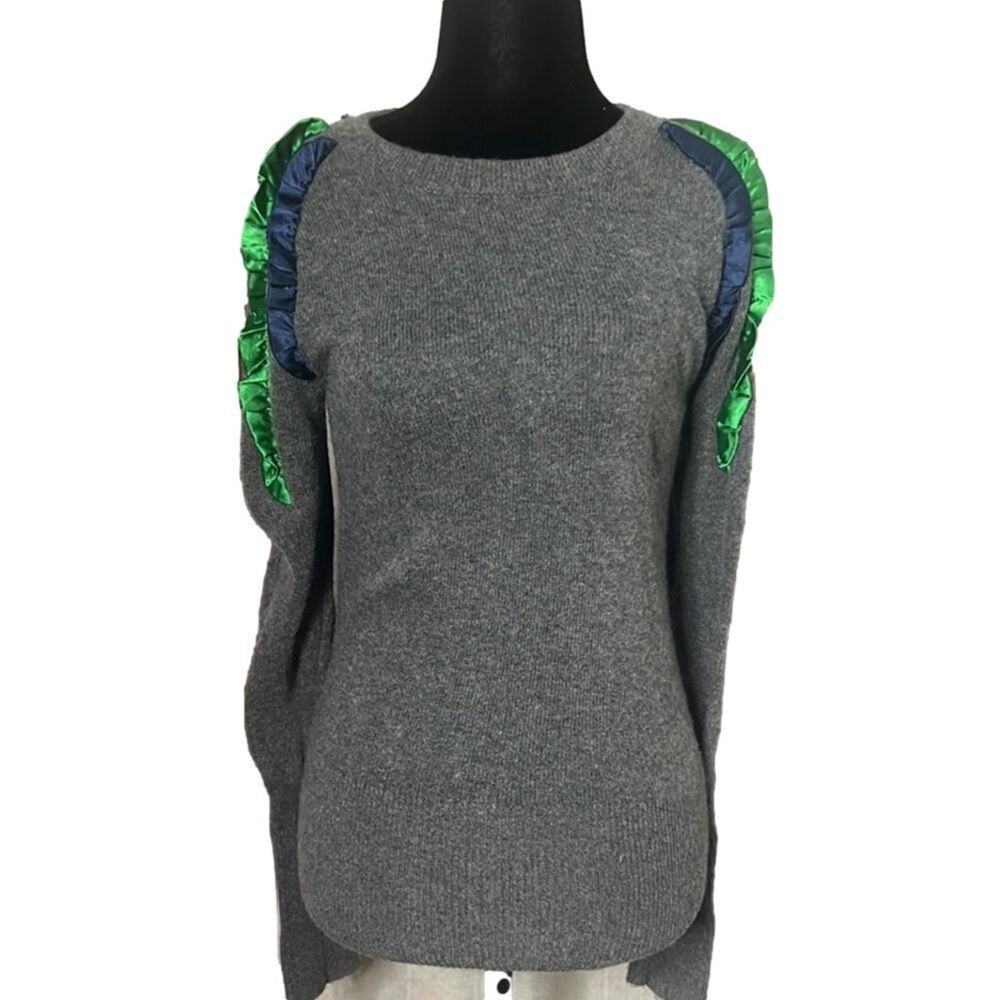 OPENING CEREMONY RUFFLE‎ SWEATER OPEN ARMS SIZE S